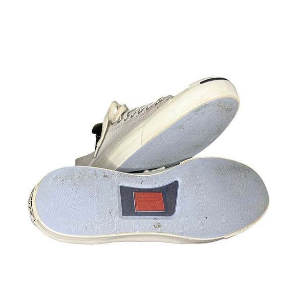 ***SOLD*** Mens Converse Jack Purcell Leather Ox Vintage Sneakers Size 11 White - Picture 5 of 6